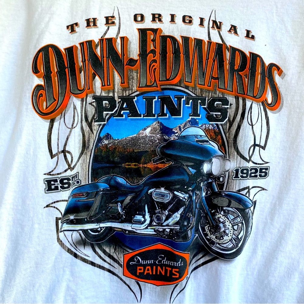 2 T shirts DUNN EDWARDS paints T shirt! - Picture 2 of 7